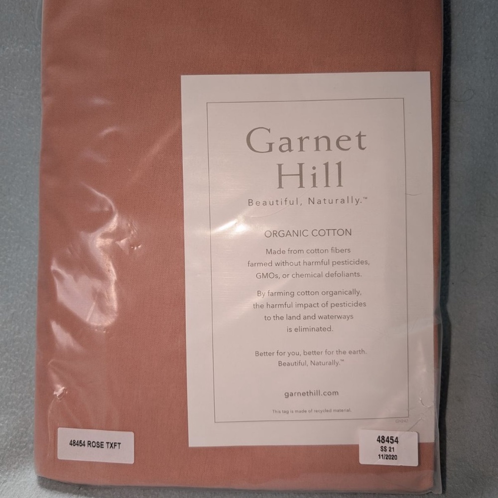 Garnet Hill Signature Solid Flannel Fitted Sheet TWINXL NWT